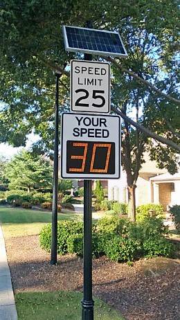 The city of Sequim plans to install 19 solar panel radar speed signs by October to help with traffic calming throughout the city.