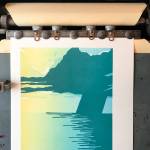 Sarah Kulfan of Beans n Rice Creative Studio in Seattle will talk about reduction linoleum cuts techniques.