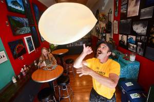 PHOTO: Timely toss for Strait Slice in Port Angeles