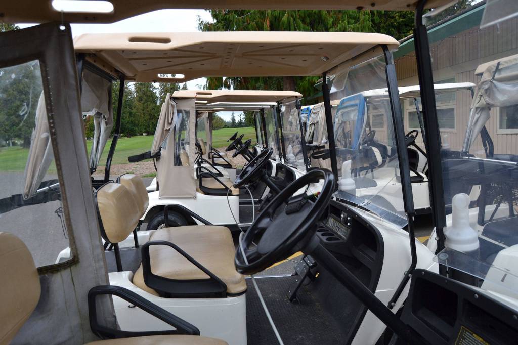 Organizers of Sunlands Discover Golf Day open up the course starting at 9 a.m. Saturday, with free green fees for the first 100 golfers. Matthew Nash/Olympic Peninsula News Group