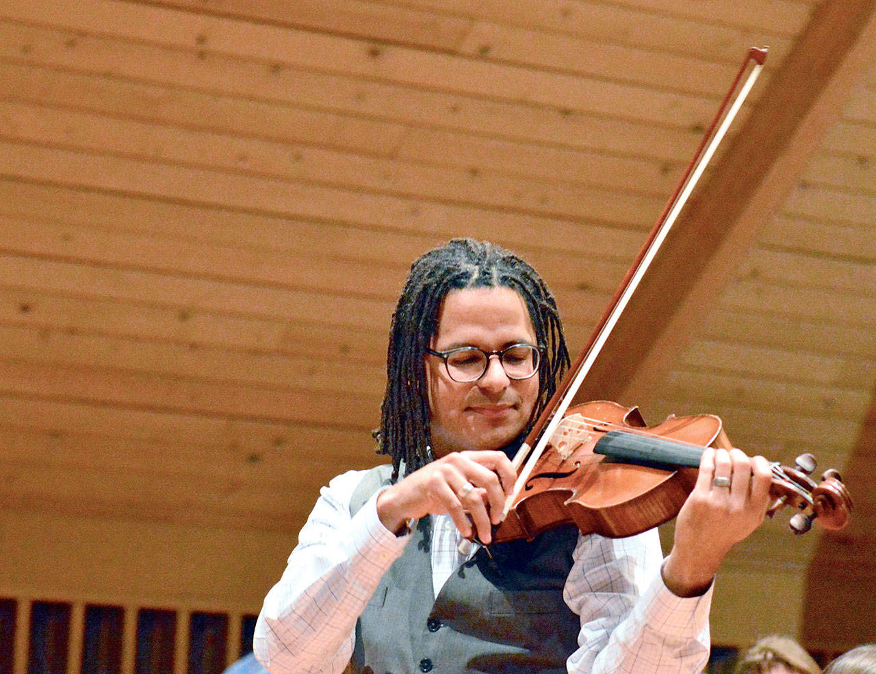 Tyrone Beatty of Port Angeles is the featured soloist in the Port Angeles Chamber Orchestras first concerts of the 2018-19 season. Hell perform with the 22-piece ensemble Friday night in Port Angeles and Saturday in Sequim. (Diane Urbani de la Paz)