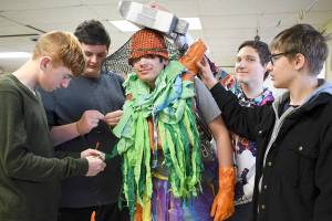 Port Townsend students make wearable art