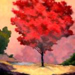 Robert Amarals landscape paintings will be on view at Studio Bob beginning Saturday.