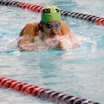 Mark Krulish/Kitsap News Group Port Angeles Felicia Che swims during the Class 2A State Championship meet at the King County Aquatic Center in Federal Way on Saturday.