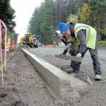 Port Angeles 10th Street work slow but steady