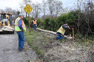 Work begins on Jefferson Street sidewalk extension in Port Townsend