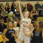 Keith Thorpe/Peninsula Daily News Port Angeles Mikkiah Brady shoots a layup against Olympic last season.
