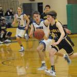 Keith Thorpe/Peninsula Daily News Forks Seth Johnson, right, was an All-Evergreen League first-team selection last season.