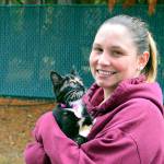 Trina Sloan recently adopted a kitten for her little boy  and for herself.                                (Diane Urbani de la Paz/for Peninsula Daily News)