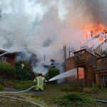 Blaze destroys Blyn home near Chicken Coop Road