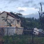 (Robert Zollna/Kitsap News Group)                                Homes behind the Walmart Superstore on Bethel Avenue suffered severe damage after a tornado struck the area Tuesday.