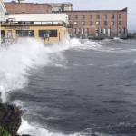 Powerful waves reached up the sides of waterfront buildings along the waterfront in Port Townsend. (Jeannie McMacken/Peninsula Daily News)                                Powerful waves reached up the sides of waterfront buildings along the waterfront in Port Townsend. (Jeannie McMacken/Peninsula Daily News)