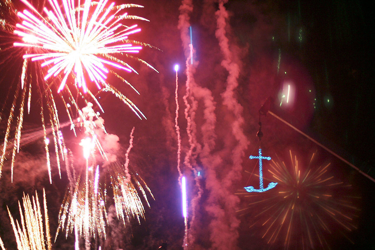 Fireworks will again be a part of the plan for this years Port Townsend First Night celebration Sunday night. (Jefferson County Historical Society)
