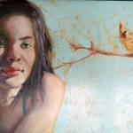 Spring Tease by Sharman Owings will be part of the Go Figure exhibit at Sequim Civic Center during tonights First Friday Art Walk.