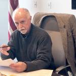 Jim Waddell attended his first meeting as a Clallam County PUD commissioner Monday, replacing 33-year incumbent Ted Simpson, whom Waddell defeated in the Nov. 6 election. (Paul Gottlieb/Peninsula Daily News)