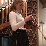 Charlotte Hertel, 17, won the senior division of the Nico Snel Young Artist Competition on Saturday. (Jonathan Pasternack)