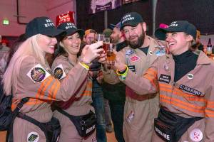 PHOTO: Glasses raised for Strange Brewfest