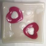 Two Hearts Beat As One by Susan Zarit of Zaritglassworks. Submitted photo