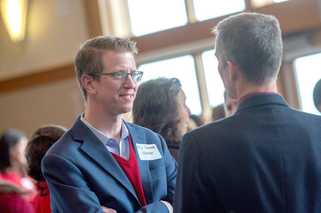 U.S. Rep Derek Kilmer, D-Gig Harbor, attended the fourth annual Healthy Hearts luncheon in Port Townsend on Friday. (Jesse Major/Peninsula Daily News)