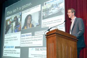 Kilmer discusses hospital reimbursement in Port Angeles town hall meeting