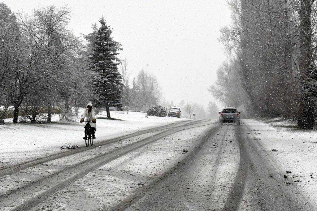 Morse Creek on Highway 101, other areas closed by snow