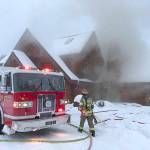 Clallam County Fire District 3                                A chimney fire started late Tuesday afternoon in a log home on the 1800 block of West Washington Street.