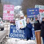 PHOTO: National emergency protest in Sequim