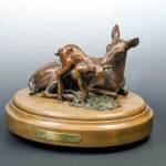 My Little Deer by Christine Knapp, the featured artist for March, will be on display at Northwind Arts Center.