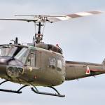 Shown is a military version of the Bell UH-1 Huey which crashed west of Lake Crescent on Friday. (Wikimedia Commons)