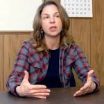 Keith Thorpe/Peninsula Daily News Public Lands Hilary Franz speaks in Port Angeles on Friday.