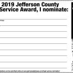 Jefferson County Heart of Service award nominations due Monday