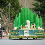 Prior to the first parade of the year, volunteers with the Sequim Irrigation Festival report the floats generator was stolen sometime between Tuesday afternoon and Wednesday night. The float made its first appearance at the unveiling on March 23. (Michael Dashiell/Olympic Peninsula News Group)