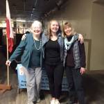 Aliyah Rogers with rotarians Marilyn Beth Pinkerton and Lois Sherwood.