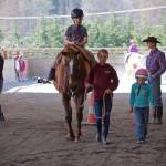Children experienced springtime weather and horse time while learning the basics of horsemanship during Freedom Farms Spring Break Horsemanship Camp earlier this month. (Kip Tulin)