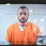 Adam Michael Kelly gave a not guilty plea Friday to 10 counts including controlled substances homicide in the death of Jarrod Bramson on March 27. (Jeannie McMacken/Peninsula Daily News)