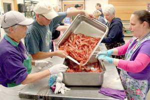 PHOTO: Shrimpfest preparations underway in Brinnon