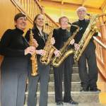 The Saxologists  soprano Debbi Soderstrom, alto Julie Gonzales, tenor Mary Lowry and baritone Mark Condran  are set to take the Olympic Theatre Arts Gathering Hall stage on tonight.