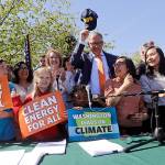 Inslee signs mandate for carbon-free electricity by 2045