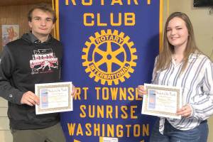 PHOTO: Port Townsend Sunrise Rotary Club selects Students of the Month