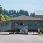 Horizon Center building moved through Port Angeles streets