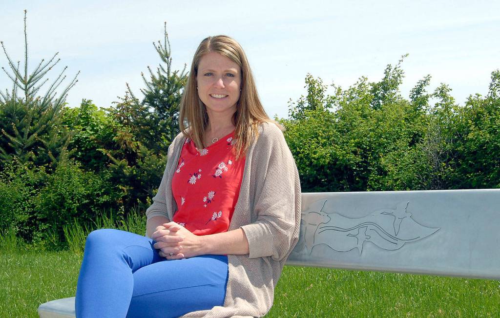 Kelly Liske is a fixture of the volunteering community. (Keith Thorpe/Peninsula Daily News)