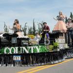 The float representing the Mason County Forest Festival was the Irrigation Festival Grand Parade Grand Sweepstakes winner. (Keith Thorpe/Peninsula Daily News)