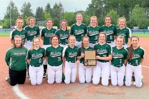 PREP SOFTBALL: Roughriders take district title over Sequim; both to state
