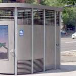 A Portland Loo, like those being investigated for use in Port Angeles downtown area is shown here.