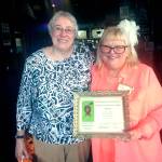 Community service award presented to Sweeney
