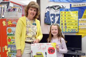 Port Angeles first-grader wins bus safety poster contest