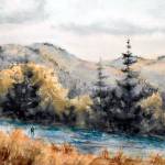 Work by watercolorist David Chastain will be exhibited at The Landing Artists Studio during Saturdays art walk in Port Angeles.
