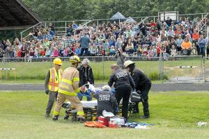 Emergency drill at Crescent School