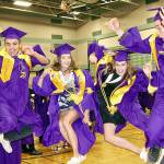 PHOTO: Jumping for joy at graduation