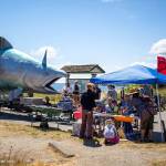 Fin the Salmon is an educational display at the annual Orca and Salmon Festival. (Cory Kirby)